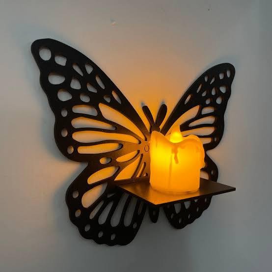 Decorative Butterfly Wall Shelf