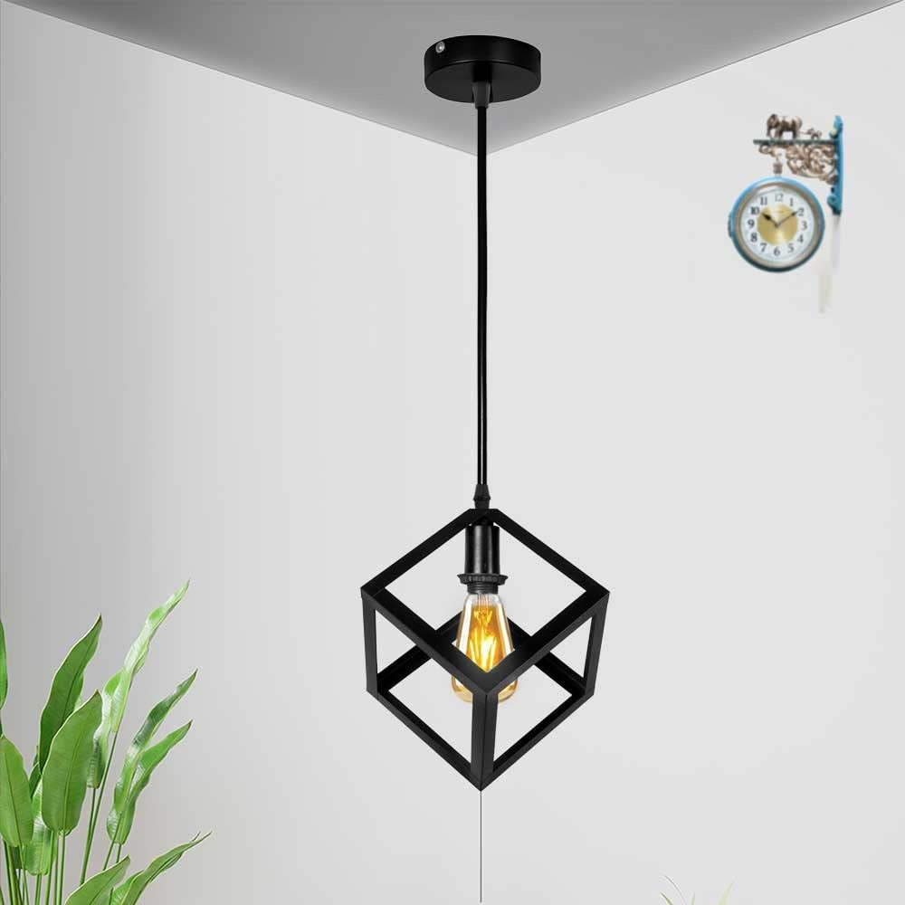 Square Cube Shaped Hanging Light