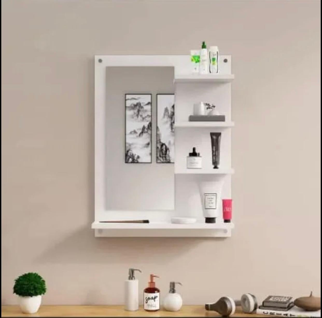 Wooden Wall-Mounted Dressing Table