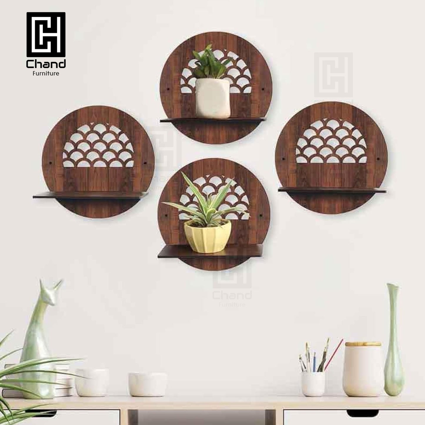Decorative Wooden Wall Shelfs