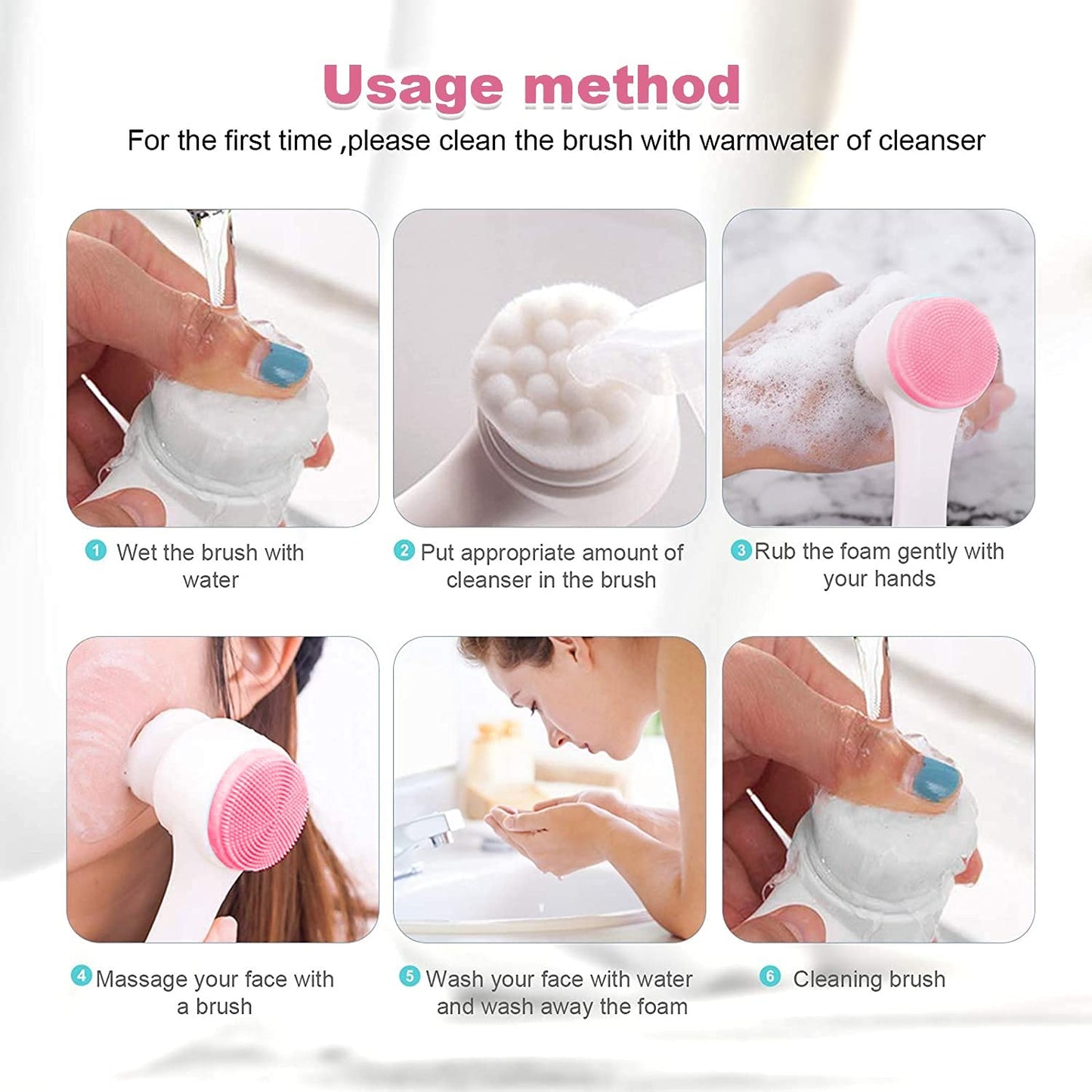 Manual Facial Cleansing Brush
